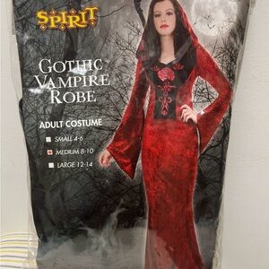 Spirit Halloween Women’s Vampire Robe, Sz Medium, Worn for 3 hours